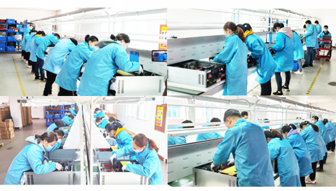 Lifepo4 Bms de alta tensão com contador de relé 45S 144V 50A 2U 6