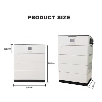 GCE Alta tensão 409.6V 100A 40kw Almacenamento empilhável solar branco 10kw 15kw 20kw 30kw Para sistema de energia doméstica