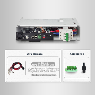 GCE preço por atacado 72S 60S 64S 70S 75S 50A BMS integrado tamanho compacto Alta tensão BMS Master-escravo tudo em um conjunto completo