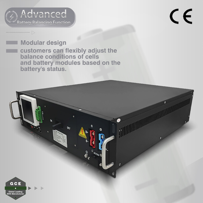 Gestão de baterias Sistema BMS inteligente 180S 576V 125A 3U Para armazenamento de usinas fotovoltaicas