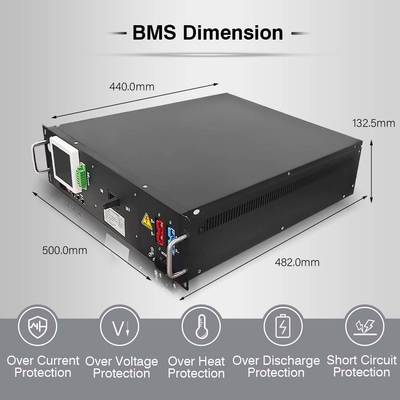GCE BMS Battery Management System 120S 384V 125A com protocolo RS48S CAN BUS