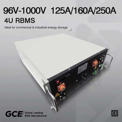 Sistema de bateria solar 160S, 512V 250A Alta Voltagem Master Slave BMS