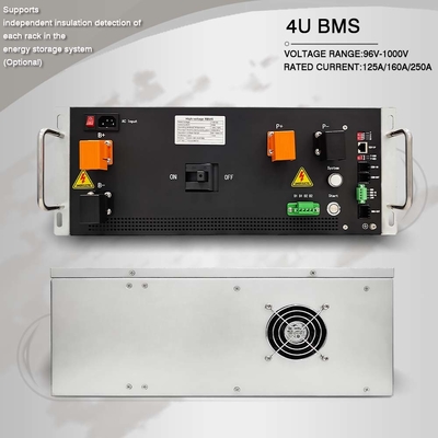 Sistema de armazenamento de energia de bateria 160S, 512V 160A Sistema de gestão de bateria de lítio Bms