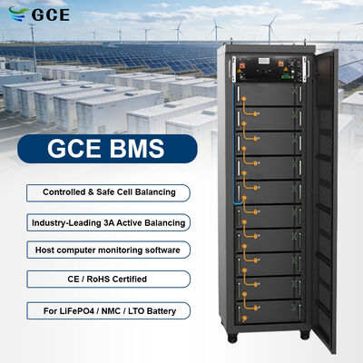 GCE HV Master RBMS 3A Balança ativa 112S-270S 100A 200A 250A Sistema de gestão de baterias para sistema de baterias de lítio montado em rack