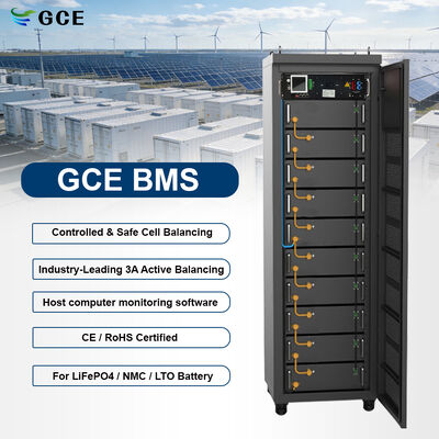 Sistema de gerenciamento de bateria BMS de alta tensão 3U96V–1500V para baterias de lítio, 100A–600A Smart BMS para sistema de armazenamento de energia (ESS) Solução ESS industrial e comercial Gerenciamento de bateria modular