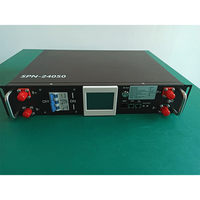 Sistema de gestão de bateria 120S Íon de lítio 384V 63A 3U caixa padrão de 19 polegadas