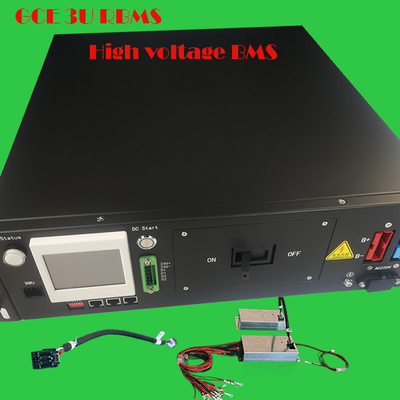 3U 19 polegadas Bateria Pack BMS, 480V 125A Bateria Sistema de Gestão para Lifepo4