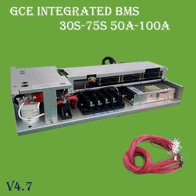 ESS UPS Fornecimento de energia BMS integrado 30-60S 96V-192V 100A 2U caixa de ferro