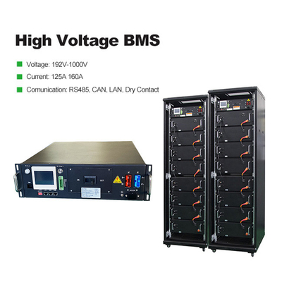 LFP NMC LTO Bateria BMS, 120s 125A 384V Sistema de Gestão de Bateria de Alta Voltagem